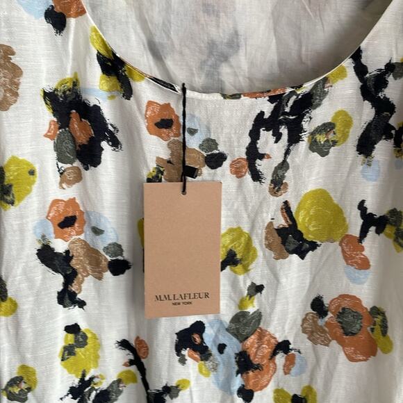 M.M.LaFleur The Gali Dress Meadow Print Linen - Picture 11 of 16